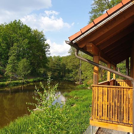 Ferienwohnung und Sommerhaus unter der Burg Falkenberg  Exterior foto