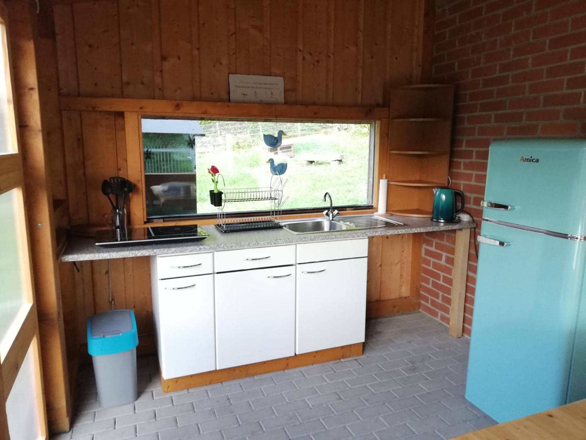 Ferienwohnung und Sommerhaus unter der Burg Falkenberg  Exterior foto
