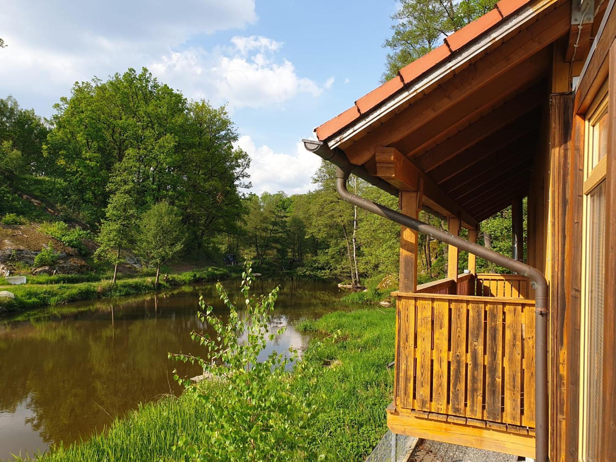 Ferienwohnung und Sommerhaus unter der Burg Falkenberg  Exterior foto